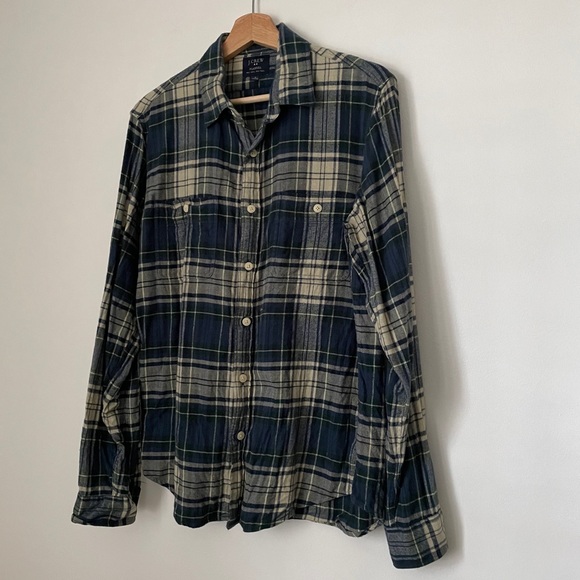 Jcrew Slim Flannel Button Down - Picture 5 of 5